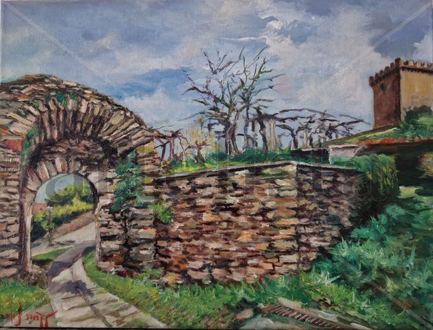 Puerta Pescaderias Oil Canvas Landscaping