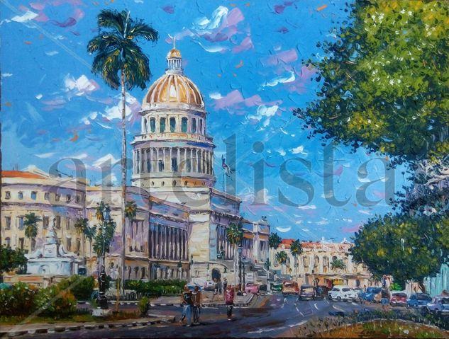 Capitolio 1 Oil Canvas Landscaping