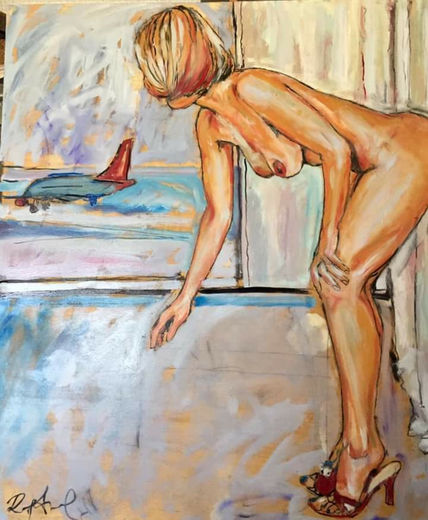 Desnudo en el...