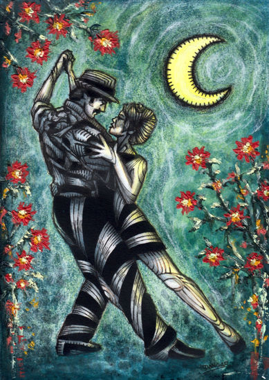 TANGO 2 Mixed media Others Figure Painting