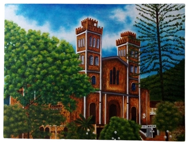 Catedral de Jerico Oil Canvas Landscaping