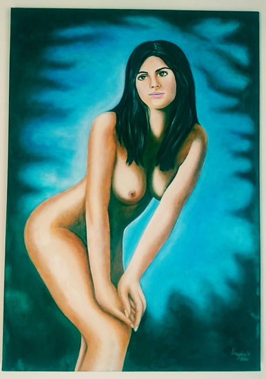 Desnudo Autoretrato Oil Canvas Nude Paintings