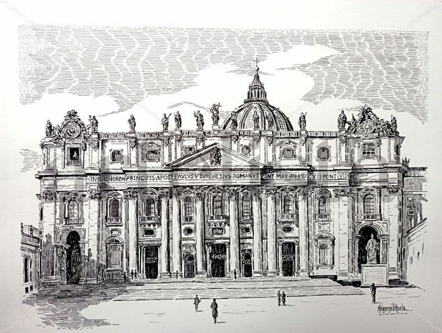 Original_Plaza San Pedro_Vaticano_Roma