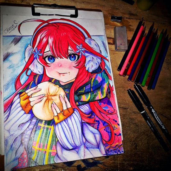 Itsuki Nakano - The Quintessential Quintuplets Mixed Media