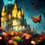 Mariposa en la noche