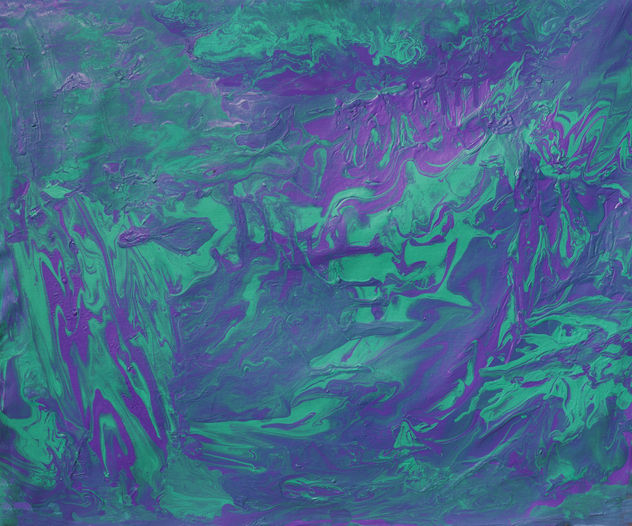 Spring 2 purple and turguoise
