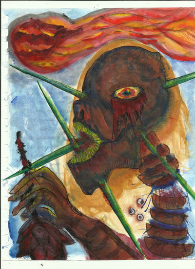 Ruptura del telar Gouache Paper Others