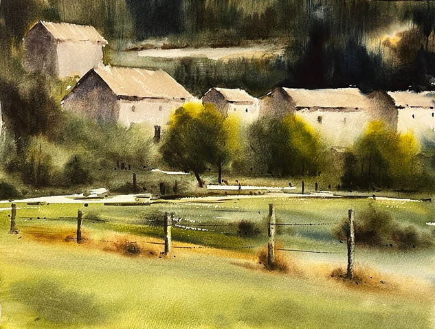 rincon en las caldas Watercolour Paper Landscaping