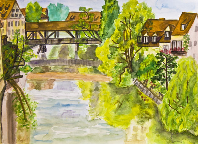 Nuremberg 15 Watercolour Paper Landscaping