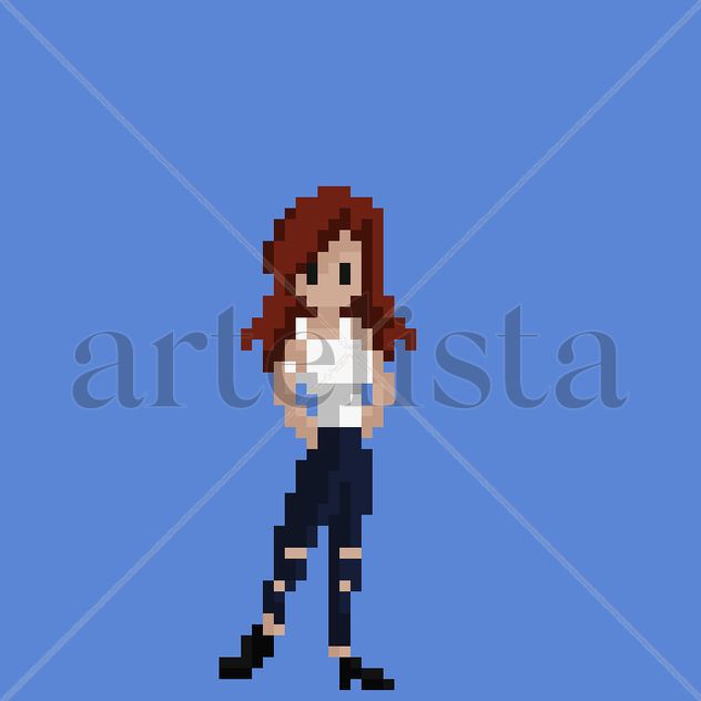 red-haired girl