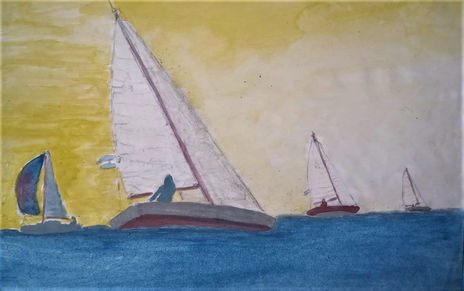 Gain windward to...