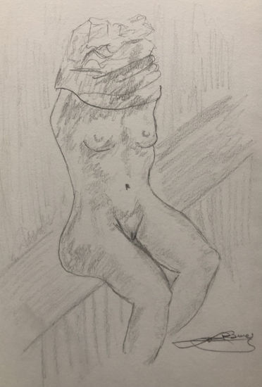 Mujer desvistiendose Pencil