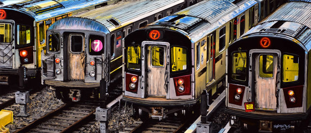 Hudson Yards Trains #2 (New York #103) Otros Otros Otros