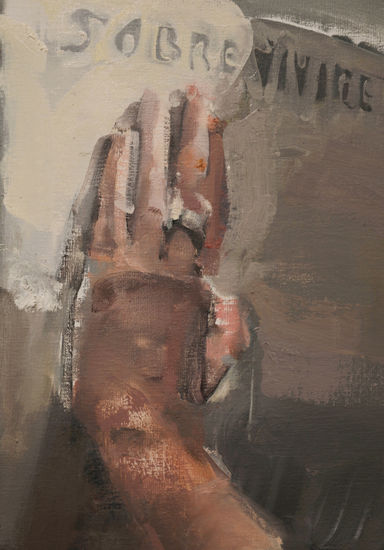 Sobreviviré Oil Canvas Figure Painting