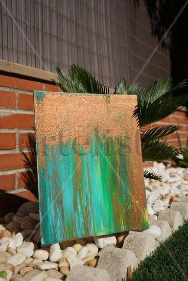 Naturaleza de oro Acrylic Canvas Landscaping