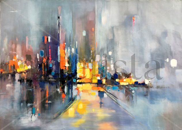 Cityscape 1081 Acrylic Canvas Landscaping