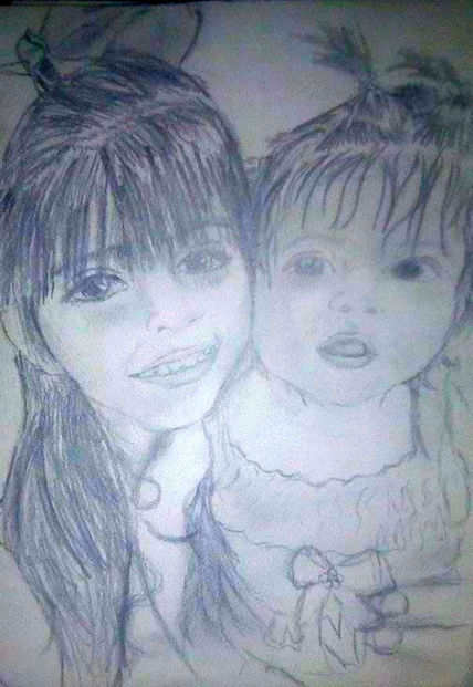 Retrato de  hermanas