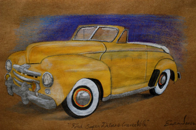 "forde super Deluxe convertible" Watercolour Paper Others