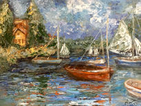 Boats on the lake