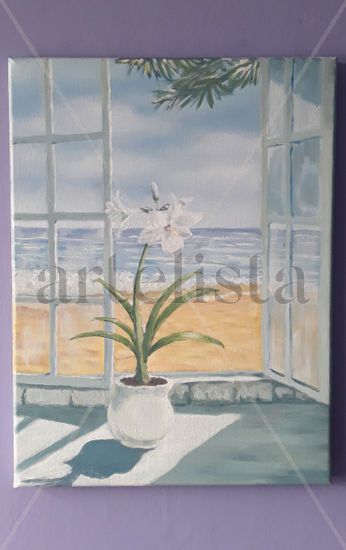 Fresco verano Oil Canvas Marine Painting