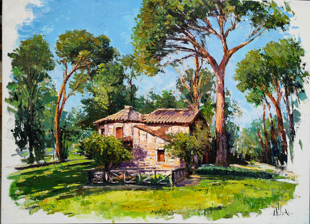 El capricho Óleo Lienzo Paisaje