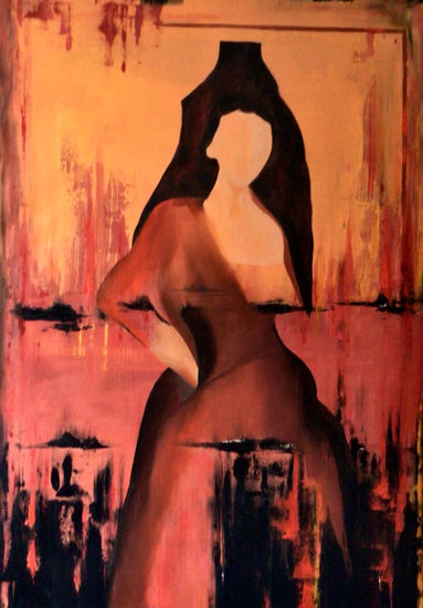 "Gitana" Oil Canvas Figure Painting