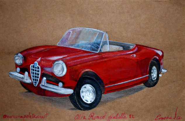 Alfa romeo Giulietta 32 Acrylic Paper Others