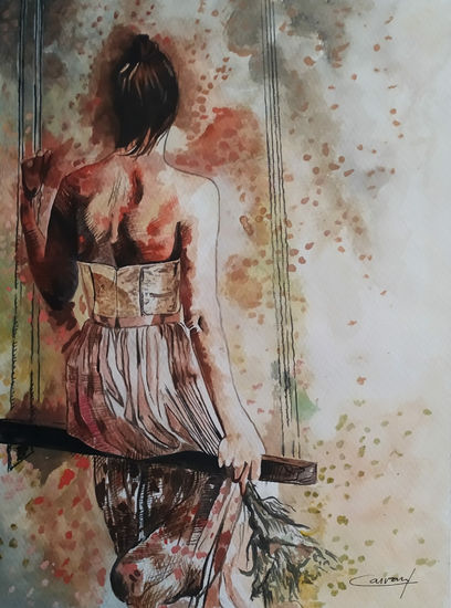 FLUIR Watercolour Paper Figure Painting