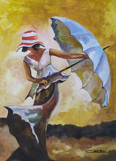 DESAFIO Watercolour Paper Figure Painting