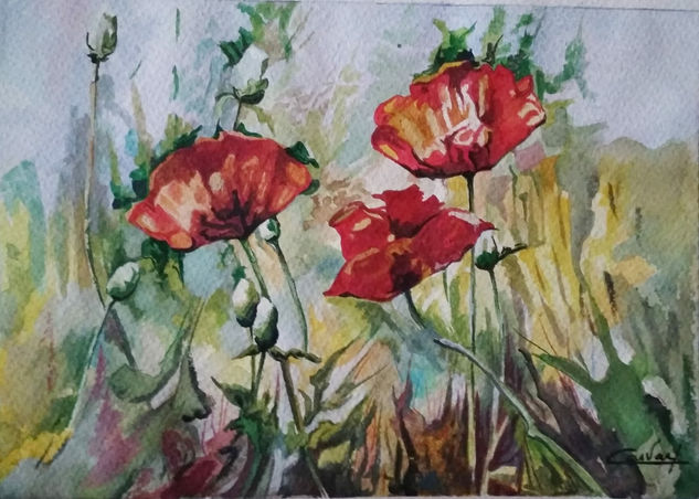 AMAPOLAS Watercolour Paper Landscaping