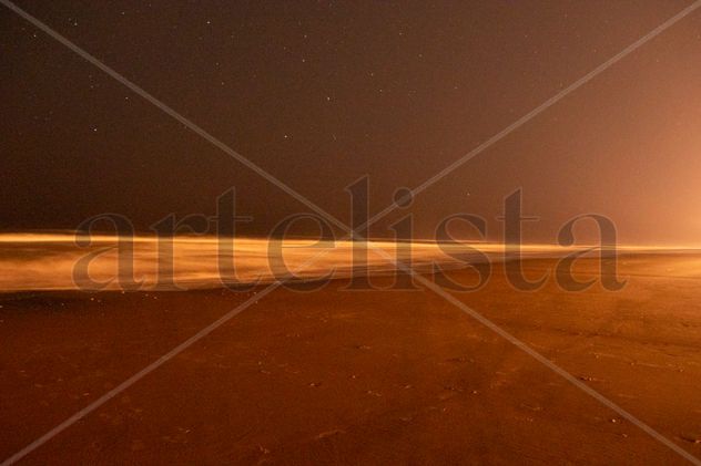 Noche en la playa