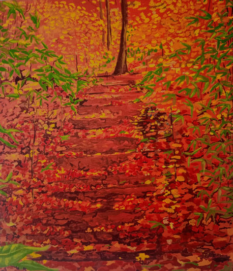 Otoño Acrylic Canvas Landscaping