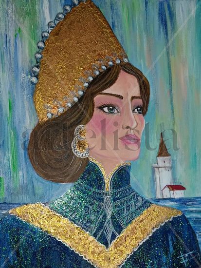 SULTANA Acrylic Canvas Portrait