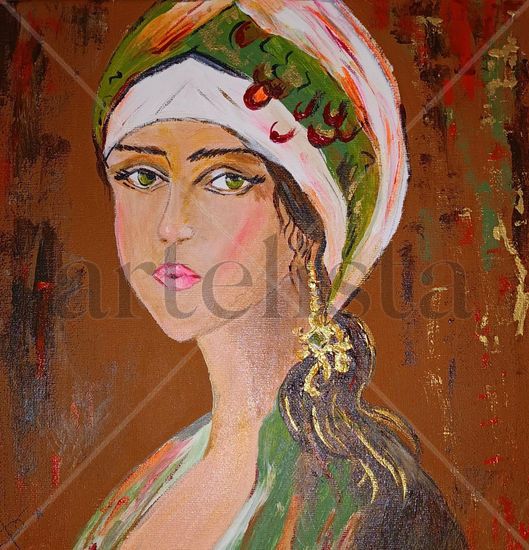 SAFIYE Acrylic Canvas Portrait