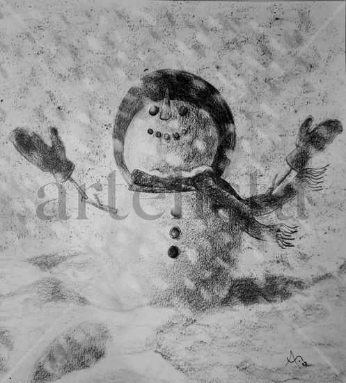 Muñeco de nieve Pencil