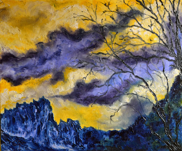 Nubes especiales Oil Canvas Landscaping