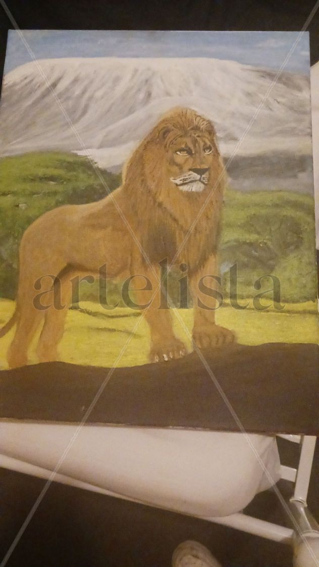 Con pintura aclirico