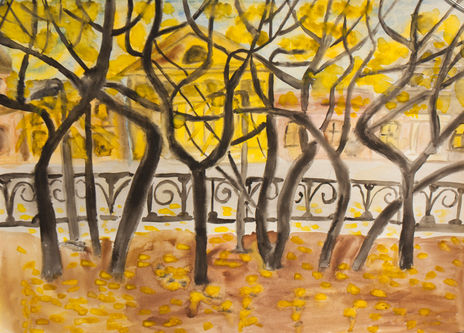 Autumn boulevard