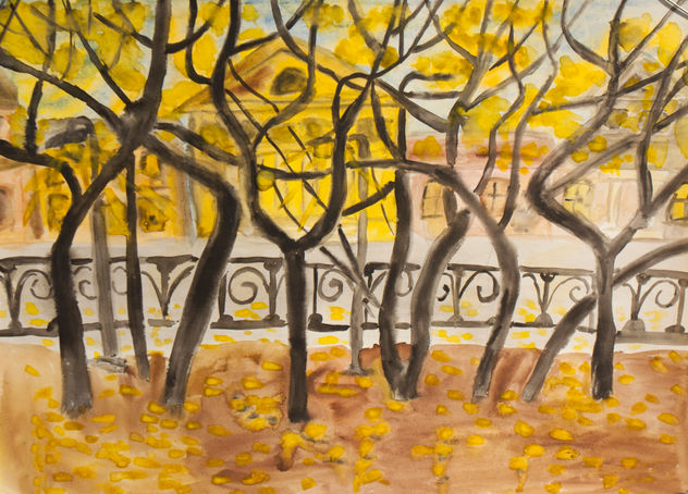 Autumn boulevard