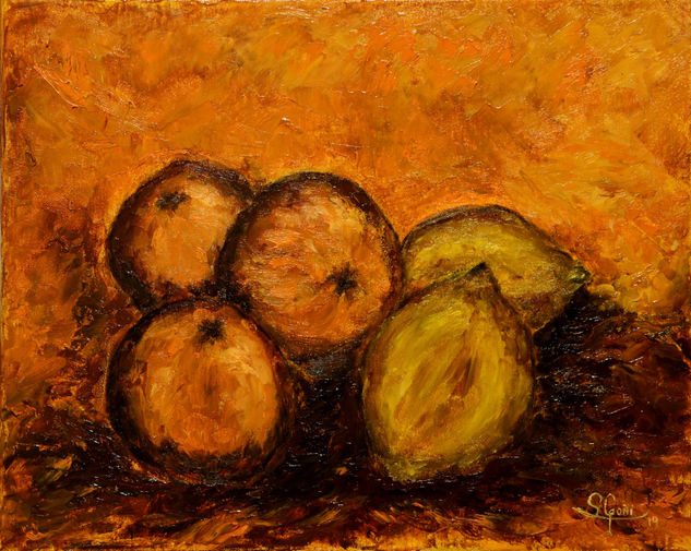 Citricos Oil Canvas Still Life Paintings