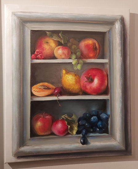 'Fruit store' Oil Canvas Still Life Paintings