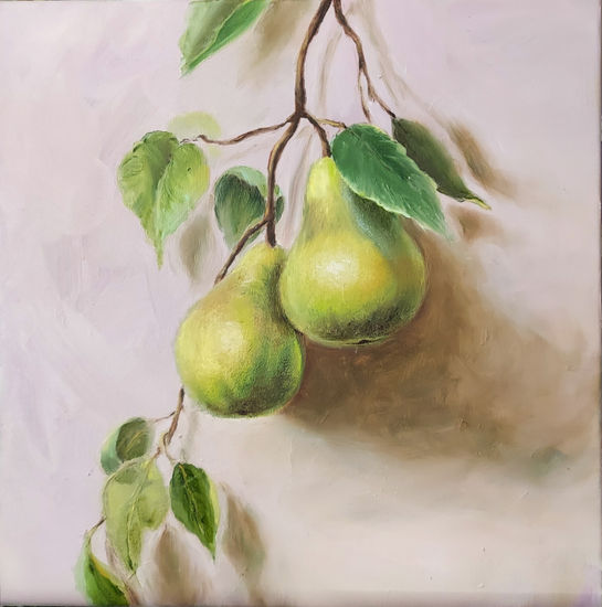 'Pears' Oil Canvas Still Life Paintings