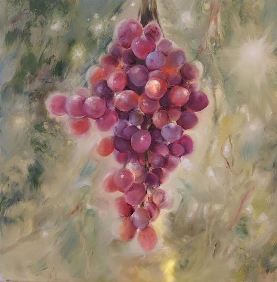 'Grapes' Oil Canvas Still Life Paintings