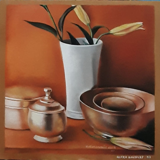 En casa Pastel Others Still Life Paintings