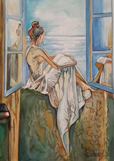 ROMANTICA Watercolour Paper Figure Painting