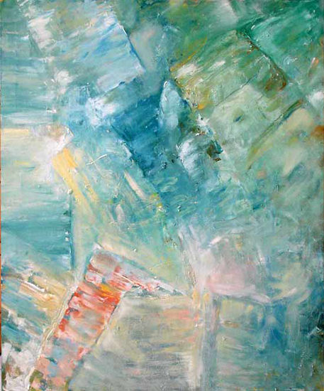 verde Óleo Lienzo Otros