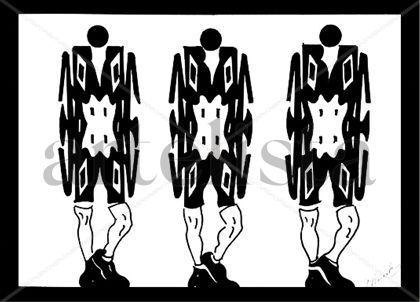 LOS TRES FUTBOLISTAS