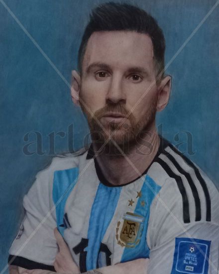 Messi Lápiz