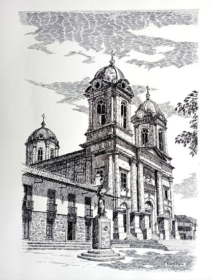 Original_Basilica Nuestra Señora del Socorro_Santander Tinta