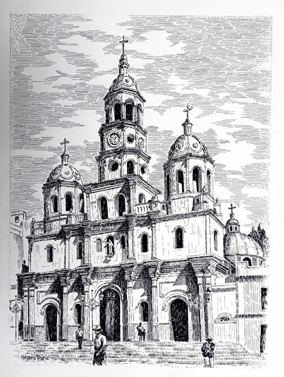 Original_Catedral Inmaculada Concepción_Málaga_Santander. Tinta